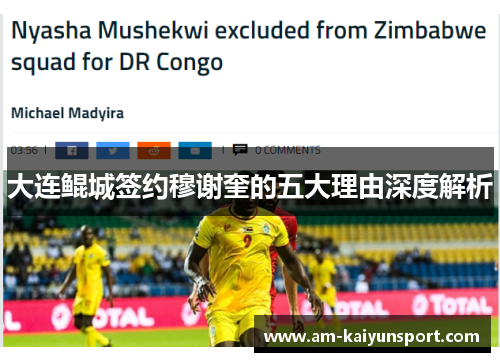 大连鲲城签约穆谢奎的五大理由深度解析 大连鲲城签约穆谢奎的五大理由深度解析